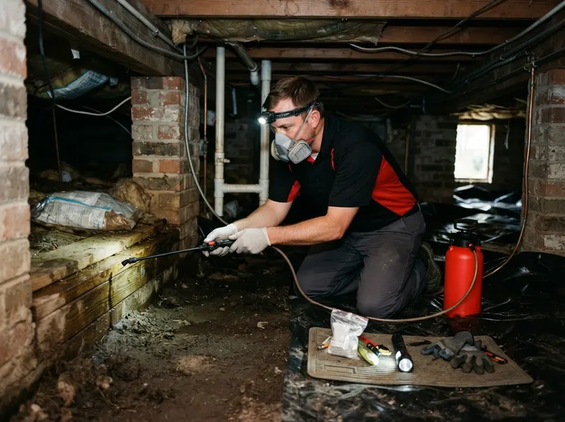 Crawlspace Pest Defense and Moisture Control in columbia, SC